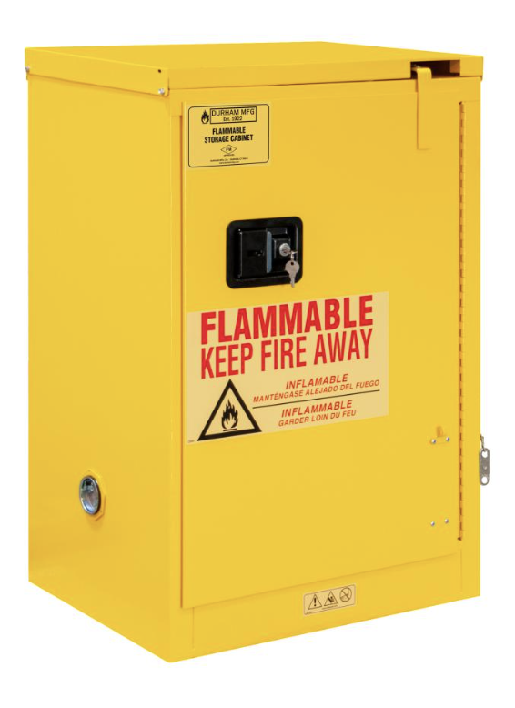Flammable Storage, 12 Gallon, Self Close, 1 EA #1012S-50